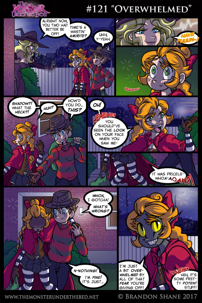 121 “Overwhelmed” The Monster Under the Bed